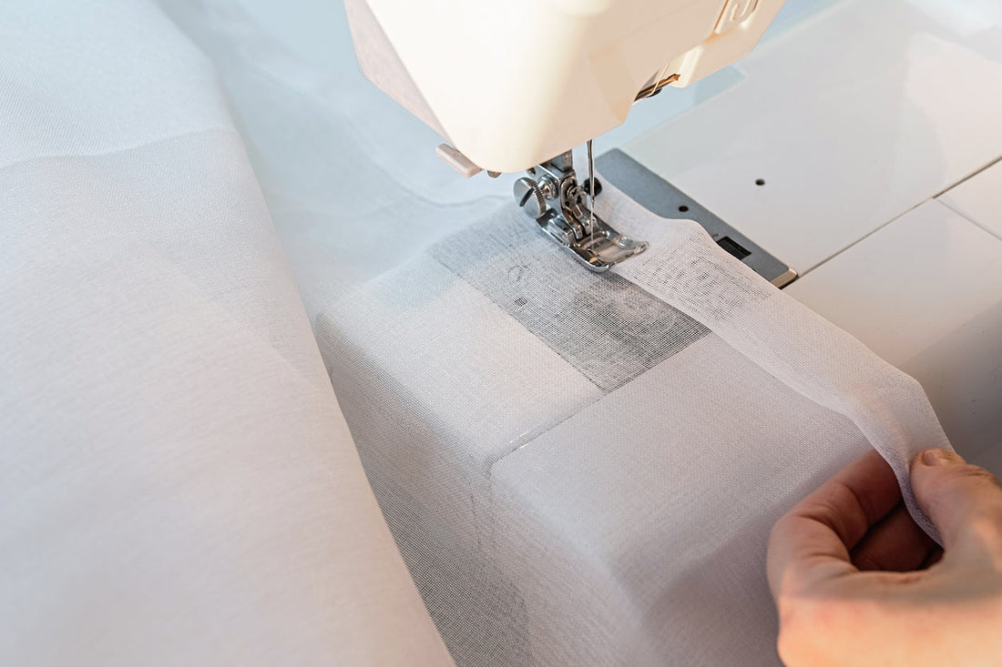 sewing interfacing with sewing machine